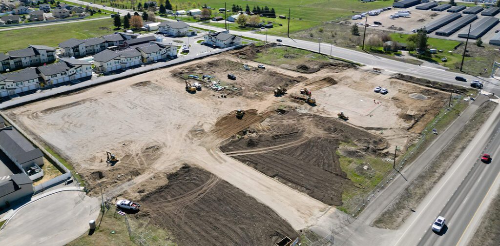 Corhaven construction site location.